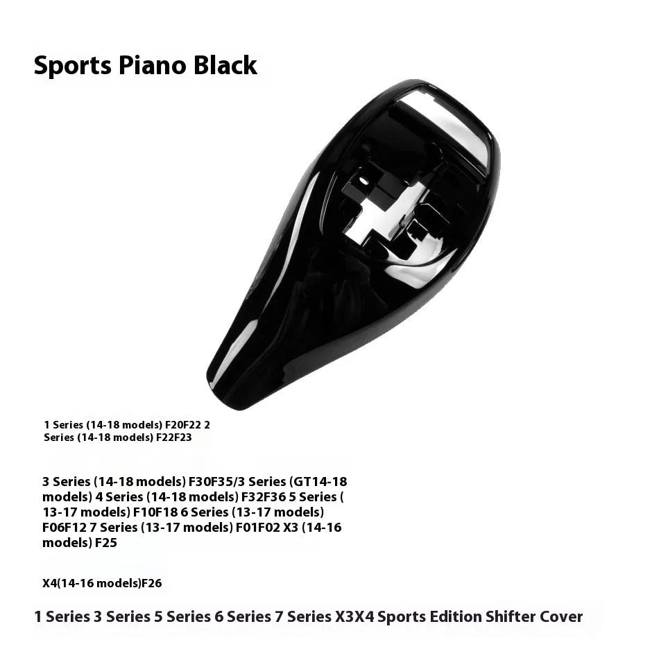 X3X4 gear cover replacement panel in Sports Carbon Fiber Pattern for 3 Series 5 Series