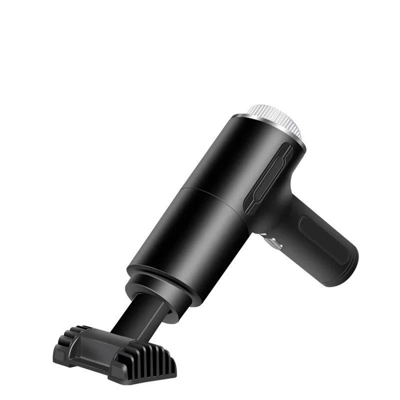 Handheld car vacuum cleaner with 9000mbar suction, wired and wireless USB options, wet dry use, ABS material