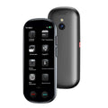 Black handheld simultaneous interpretation translator for business meetings with lanyard
