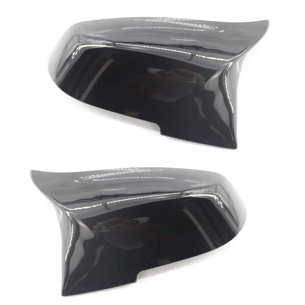 Paint bright black modified horn rearview mirror shell for BMW 3 Series and 4 Series F-model cars.