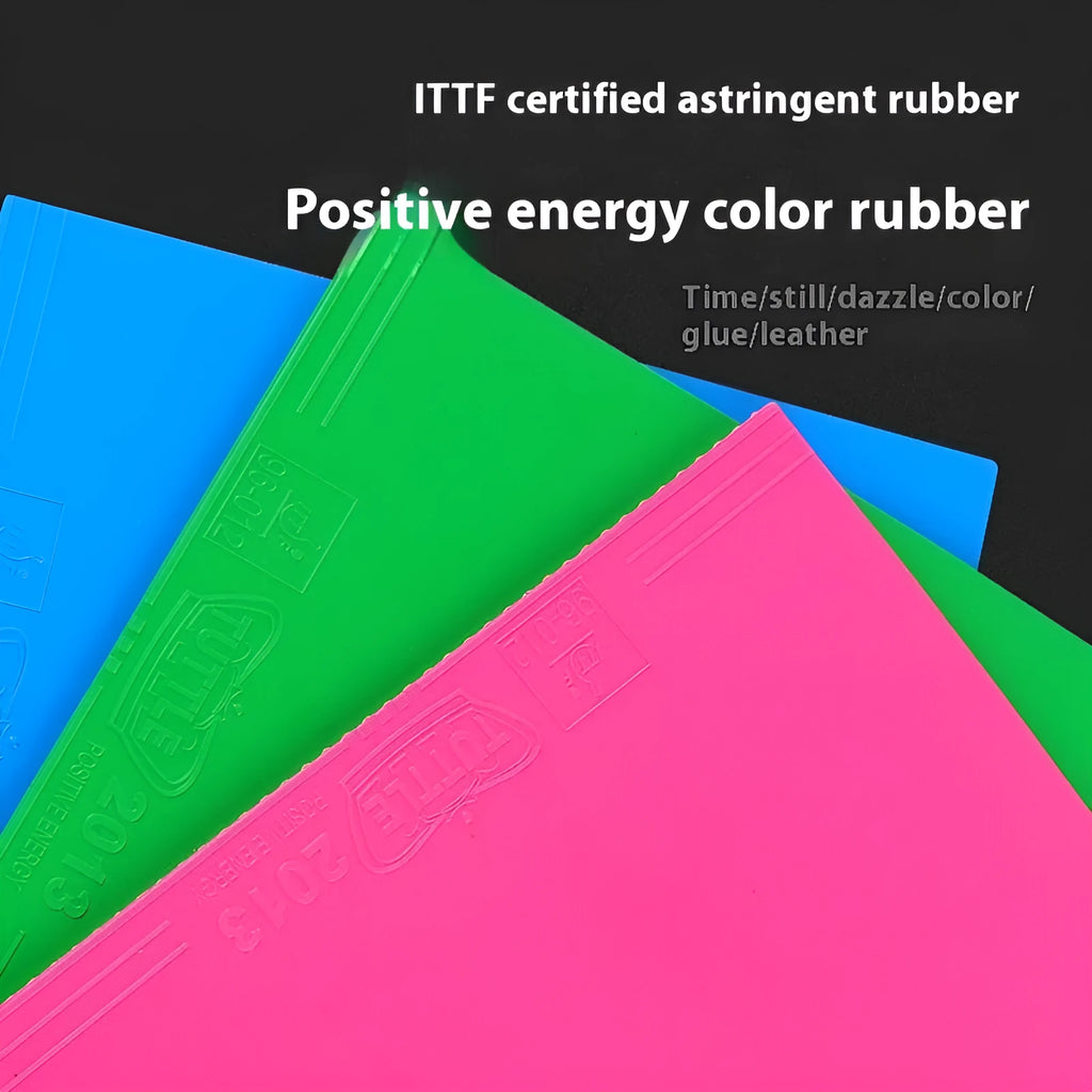 High elasticity table tennis racket cover rubber with inner sponge astringency surface in blue