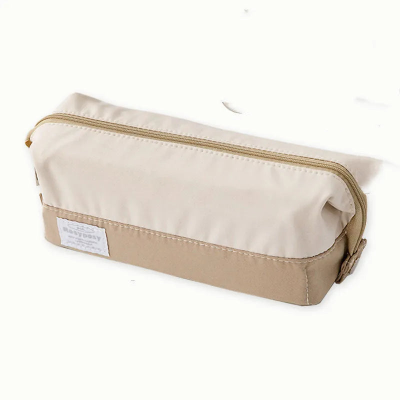 Canvas stationery box in seven ins style colours for junior high school student learning supplies
