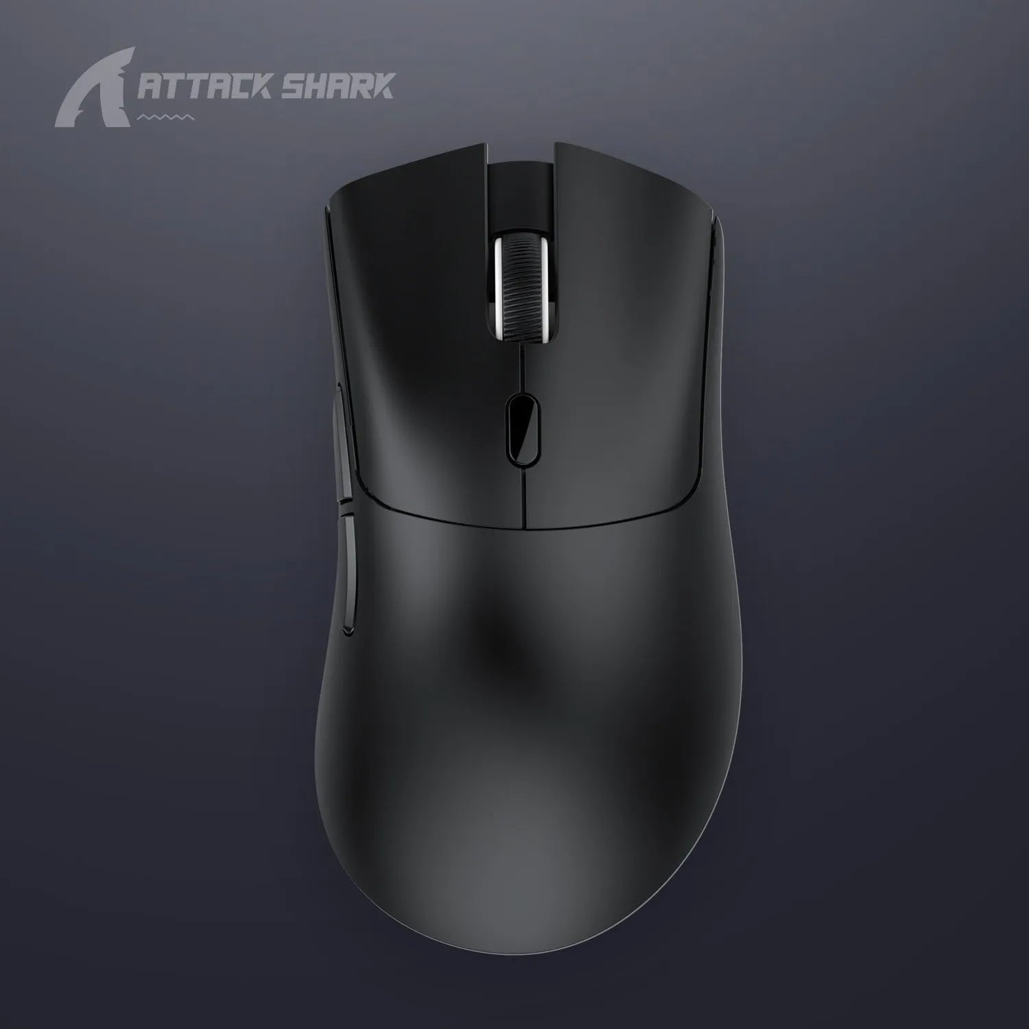 Attack Shark wireless gaming mouse in black, red or white with three connectivity modes