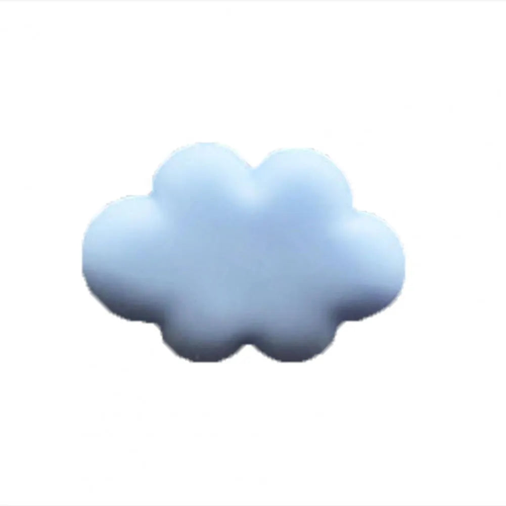 Colourful resin cartoon cloud car air freshener clip on a car vent.