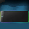 Wireless charging RGB luminous mouse pad 300x800x4mm rubber cloth construction with 10W charging and data cable