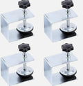 Drawer panel fixing clip with stainless steel and galvanized metal options for wood board mounting