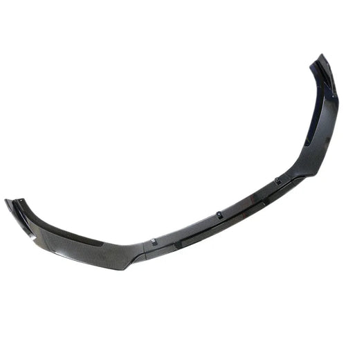 M10 three-section front splitter for VW Golf Mk7 in carbon fibre braze pattern finish