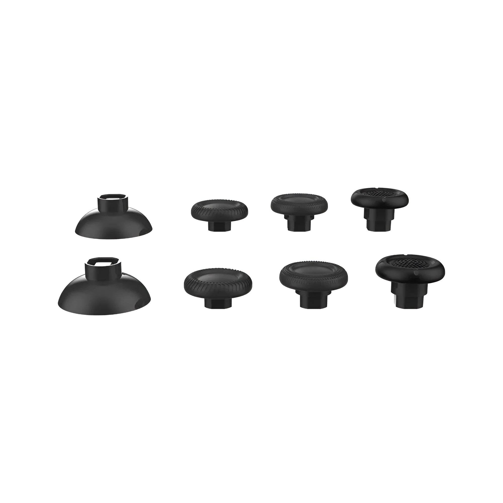 8 black rocker caps for PS5 PS4 XSX Switch controller joysticks