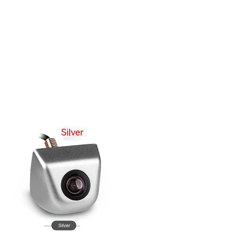 Screw plug-in HD car reverse camera with metal shell, shown in black finish.