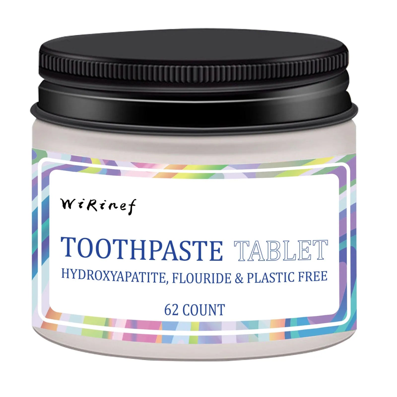 TP19 solid toothpaste tablets in portable packaging, 62 pieces for travel oral hygiene