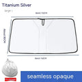 Car double ring front shield sun shade for windscreen sun protection.