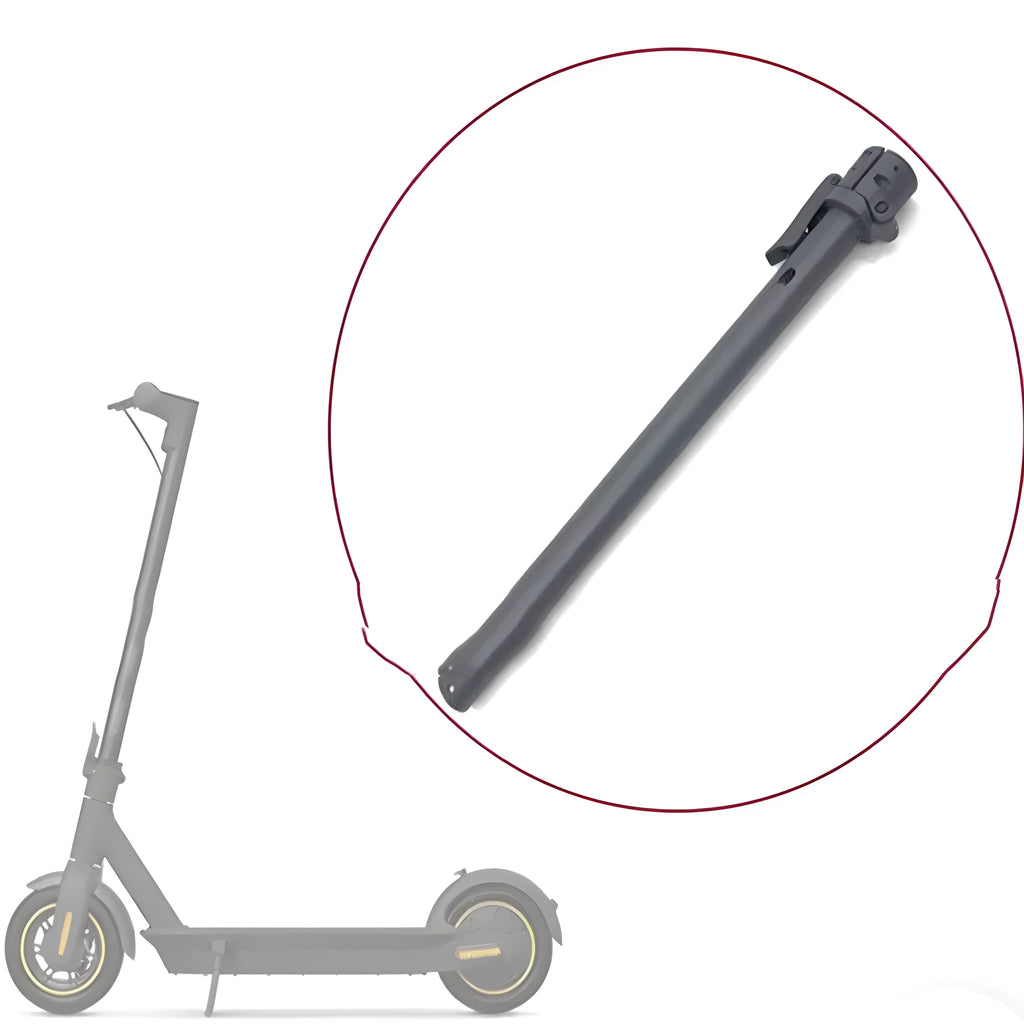 Black folding upright handlebar accessory for Nanbo No. 9 scooter, shown next to a scooter deck.