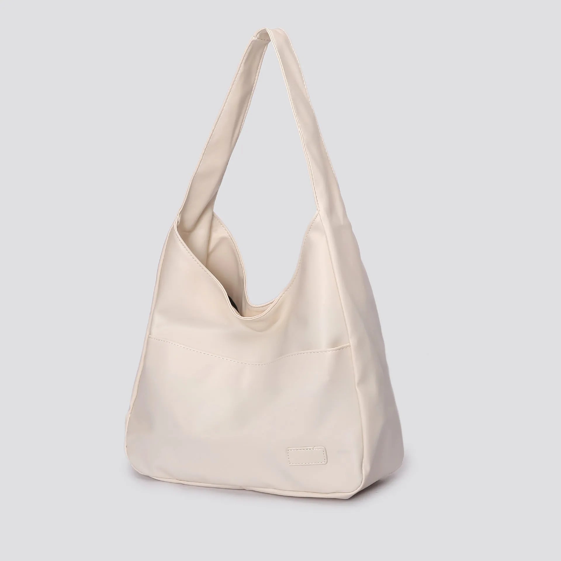 Women's soft PU retro shoulder bag in a horizontal square shape with a single strap.
