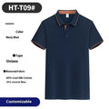 Solid colour viscose lapel short sleeve overalls on hanger showing lapel collar and short sleeve design