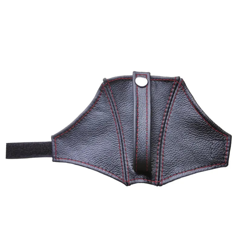Racing seat belt leather limit buckle shoulder strap cover for RECARO and Bride seats