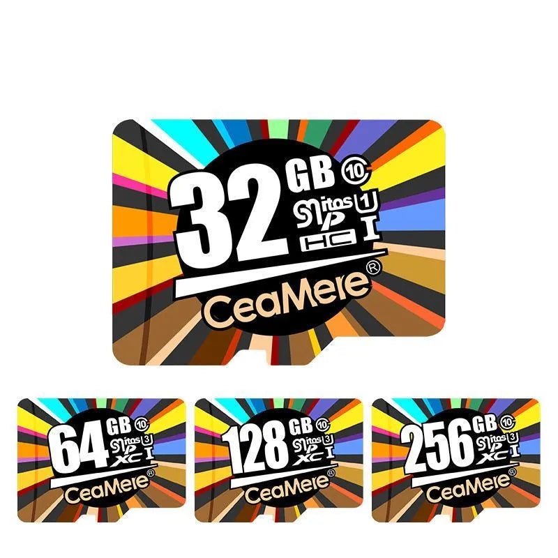 Mobile Phone Monitoring Memory Card Recorder High-Speed Class 10 Micro SD Card Compatible with Smartphones Tablets Dash Cam 8GB 16GB 32GB 64GB 128GB 256GB Capacity Options for Weddings Birthdays Festivals Housewarming Business Gifts Awards Commemorations