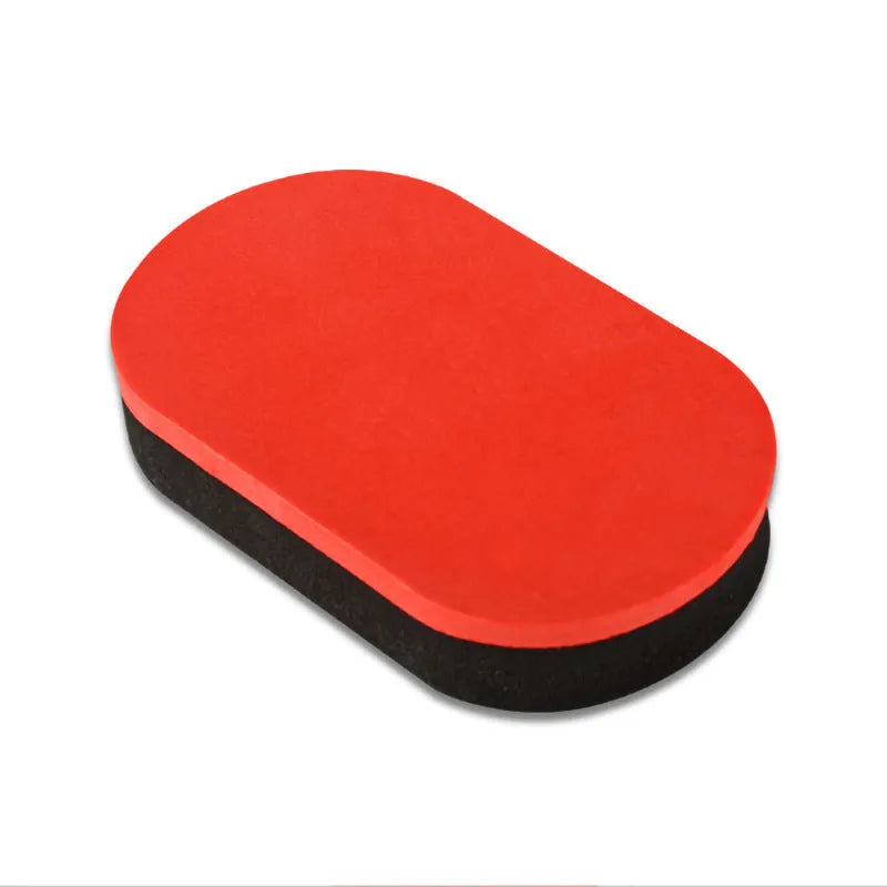 Table tennis racket cleaner kit with sponge mop and 100ml rubber cleaning agent on a court