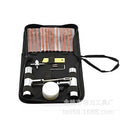 43-piece tyre repair kit in cloth bag with 45 steel case measuring 32x20x5cm