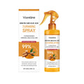 Turmeric Exfoliating Spray 100ml bottle with salicylic acid and kojic acid for face and body exfoliation