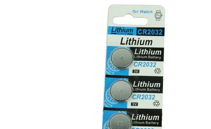 CR2032 lithium button battery pack of 5 capsules for electronic scales and remote controls