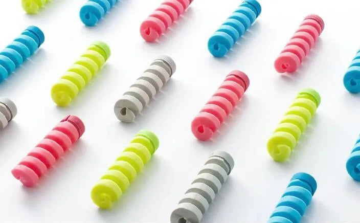 3.5cm plastic charging cable protector for phone charger cables in assorted colours