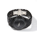 Mens quartz casual round hip hop sports watch with 40mm alloy case and mineral glass dial