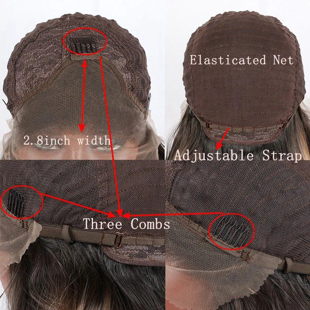 A pink gradient fashion wig with big, fluffy waves, made from high temperature wire.