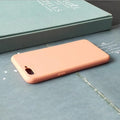 Frosted matte soft shell phone case for Apple iPhone, shown in multiple colours including black and blue.