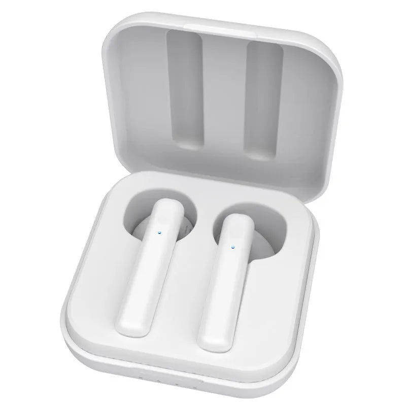 M1011 Macaron wireless sports headphones with charging case, available in Black, Green, Pink, Sky Blue and White