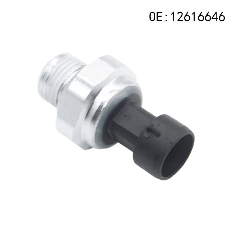 Silver metal fuel pressure sensor for automotive engine, OE numbers 12616646 12677836 D1846A.