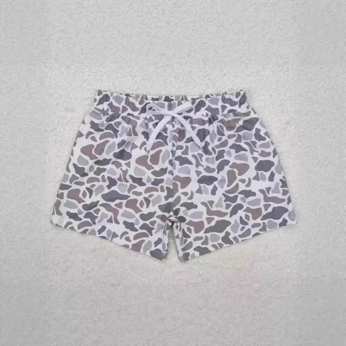 Boys' straight cut sports casual shorts in polyester, shown in multiple colour options.