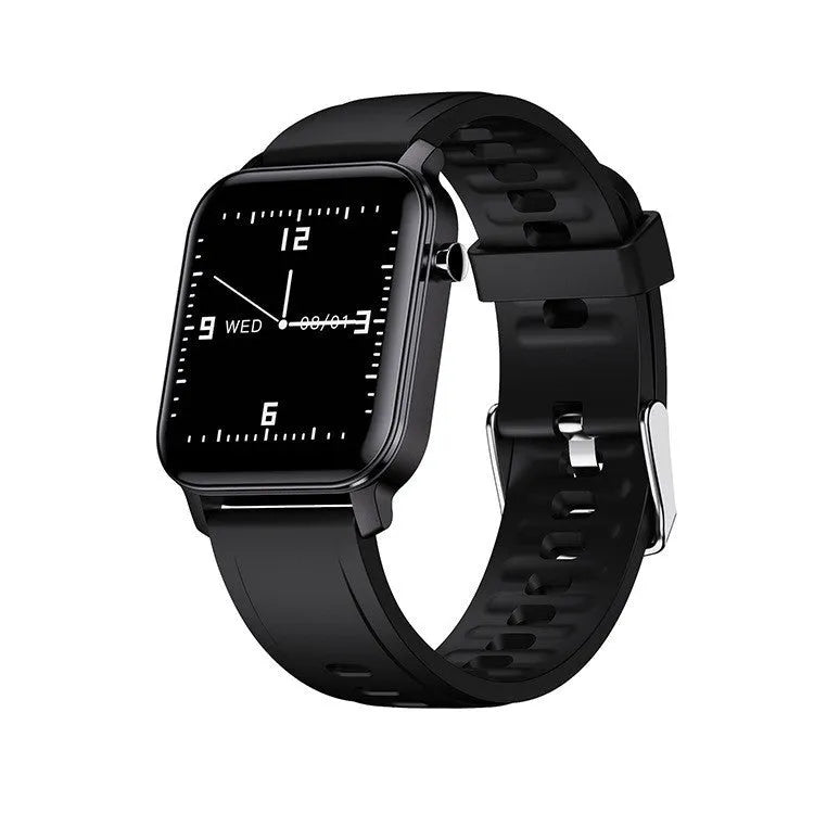 M2 smart bracelet watch with colour display on a silicone wristband, shown in black colour