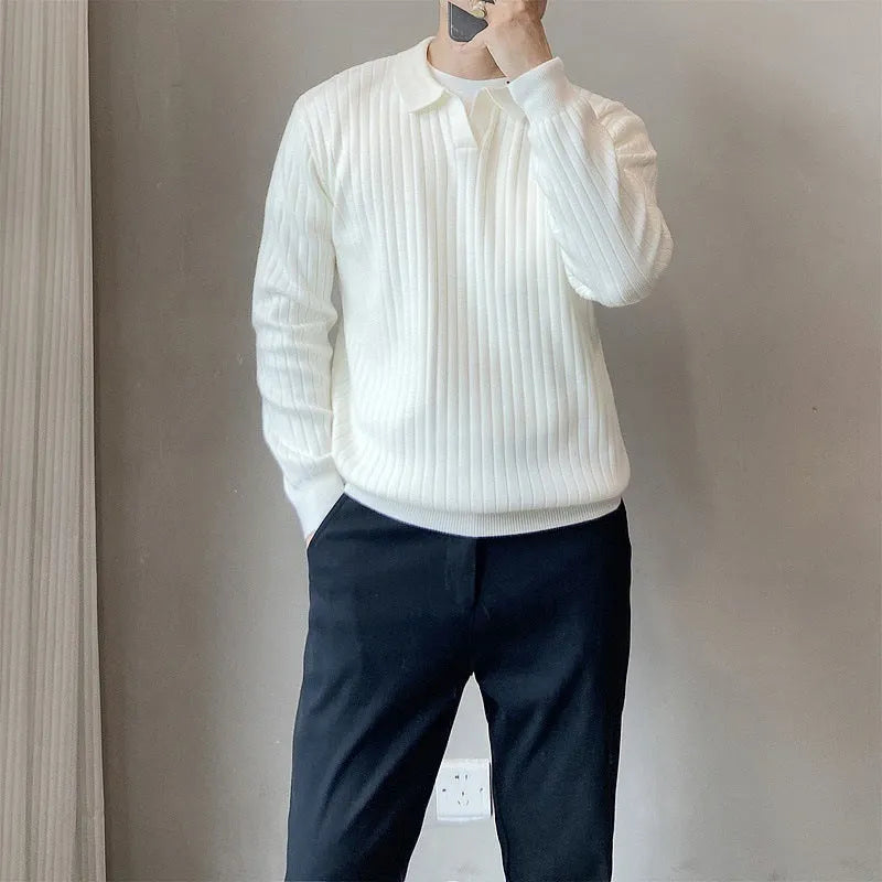 Boys loose elastic knitted sweater in modal fabric with rabbit fur texture in multiple colours