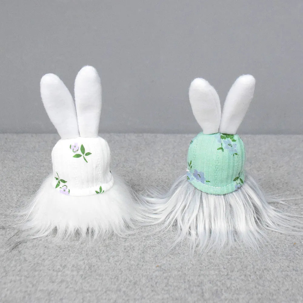 Home fashion Easter decoration doll ornament in white polyester with cute design