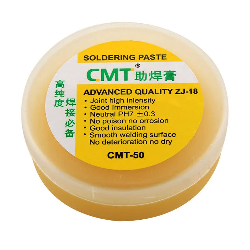 High purity rosin soldering flux paste block for electric soldering iron in 50g or 85g format