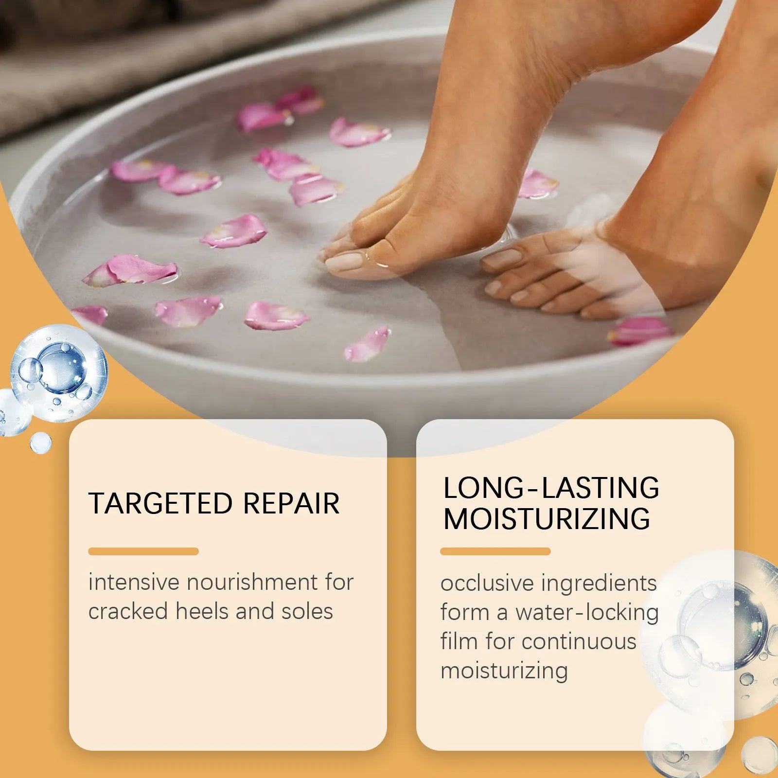 30g jar of foot and neck care cream with horse oil for skin hydration