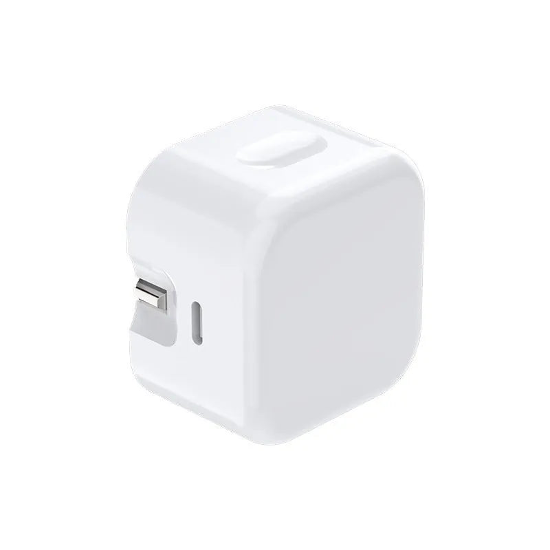 White 20W UK plug phone charger with Type-C cable in various lengths