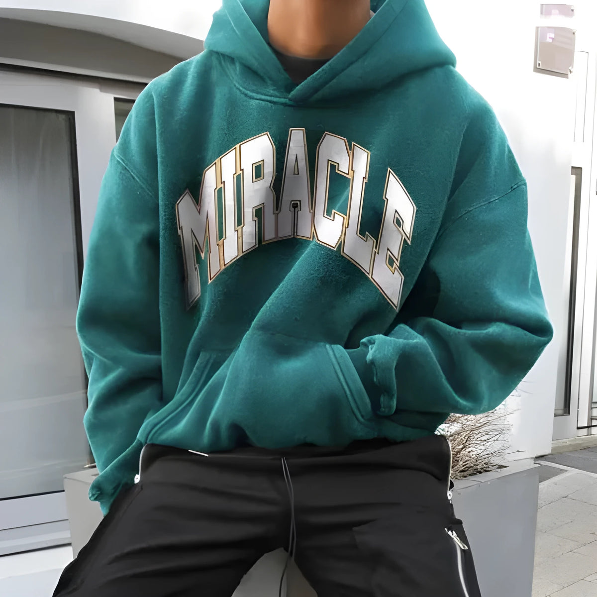 Men and women couples hooded sweater in polyester fibre, sizes S to 5XL, colour as shown