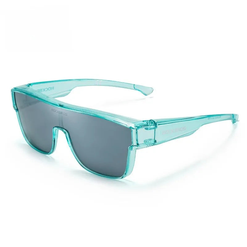 Polarized cycling goggles with TAC lenses and TR frame in large size for outdoor travel