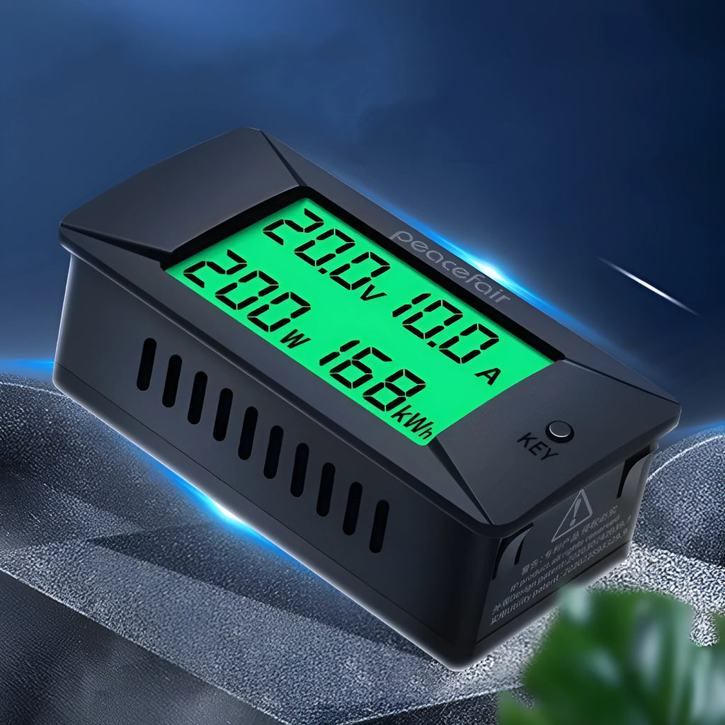 DC digital display voltmeter and ammeter with clear readout showing 0-300V measurement range