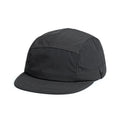 Dome crown summer cap in grey with mesh side panels and a soft, extended fabric peak for sun protection.