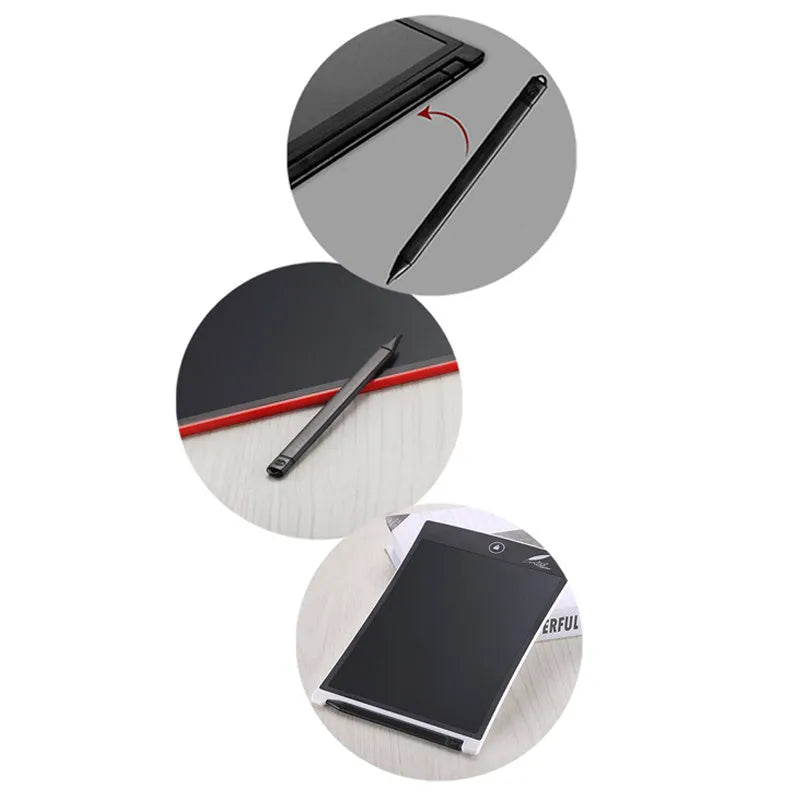 Black plastic digital tablet stylus pen 8.5 inch or 12 inch option lightweight 3g for drawing and cursor use