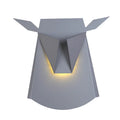 European-style 6W antlers wall lamp in gold finish for bedside decor