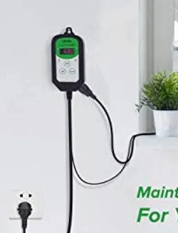 BH1912020 digital temperature and humidity controller unit with display showing readings