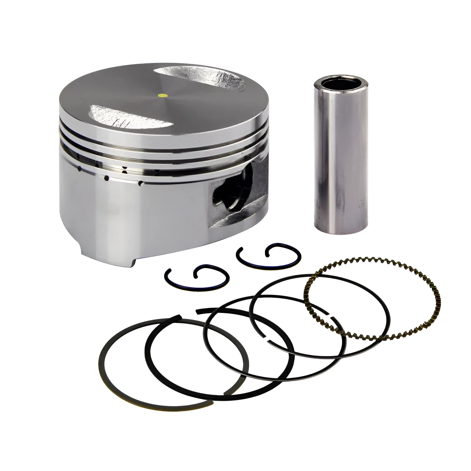 GY6 150 scooter piston kit for 125cc engine capacity with cylinder diameter specification