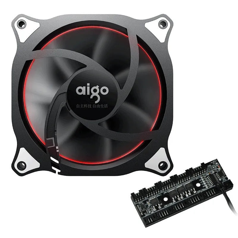 Patriot Rainbow V1 black desktop host computer case fan