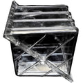 Square plastic growth mould for shaping watermelons and fruit to 13cm dimensions.