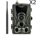 HC801A night-version hunting trail camera in Army Green with infrared sensor and waterproof housing