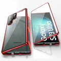 Universal Magnetic King phone case with mirror for Samsung Galaxy S24 Ultra in metallic colours.