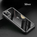 Transparent silicone phone case for iPhone 11 shown in multiple colour options.